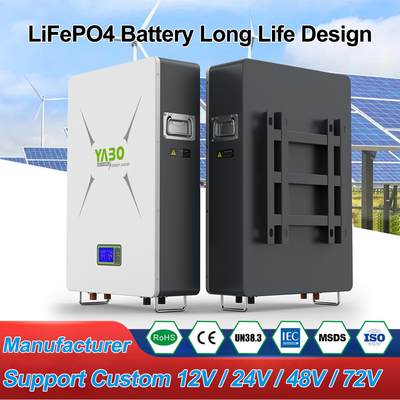 10kwh 51.2v 200ah パワーウォール リチウム電池 太陽エネルギー貯蔵システム ディープ サイクル DIY