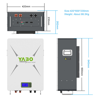 5kw 10kw 12kw 充電式 パワーウォール バッテリー パワーウォール ホーム 51.2v 48v 200ah