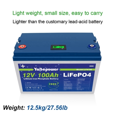 パワーウォール 12v 100ah リン酸鉄リチウム電池パック 電動自転車 ゴルフカート ボート