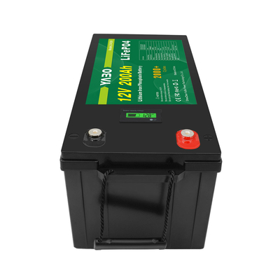 32700 パワーウォール 充電式バッテリー 12V 200Ah ホーム ソーラー管理システム LCD