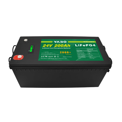 リチウム イオン24v 200ah RV Lifepo4電池の再充電可能で長い生命