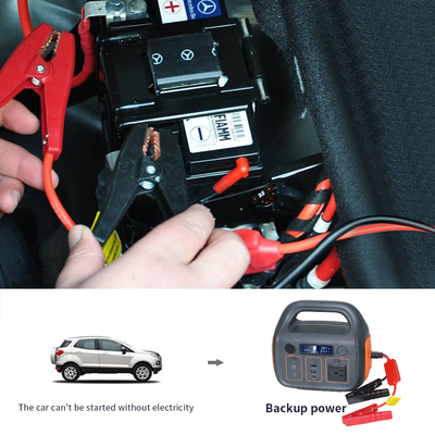 ポータブル エネルギー ストレージ出力 110V AC リチウム イオン バッテリー 300W 再生可能エネルギー家庭用発電所