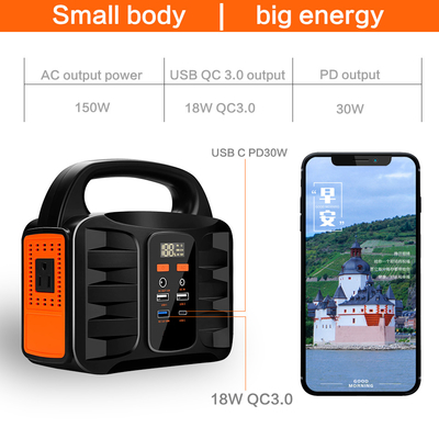 ラップトップ スペース ヒーターの消費者電子工学 150w のためのイオン リチウム携帯用発電所