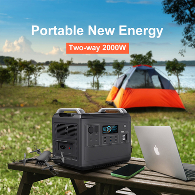 Ups リチウム携帯用発電所 パワーウォール ソーラー 2000W 1000 ワット双方向クイック