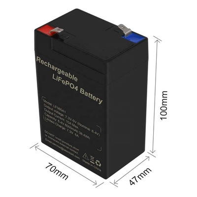 おもちゃUPSのためのリチウム鉄隣酸塩深い周期パワーウォール電池リチウム6V 6Ah 6.4V