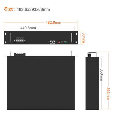 太陽エネルギー貯蔵のための熱い販売の再充電可能なリチウム イオン LiFePO4 48V 50Ah のリチウム イオン電池