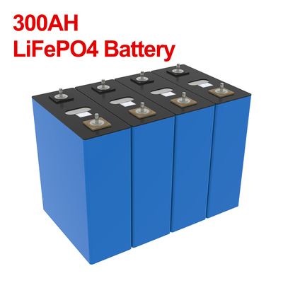 3.2V 300Ah Lifepo4 バッテリーセル 4000 サイクル寿命 グレード A レベル標準