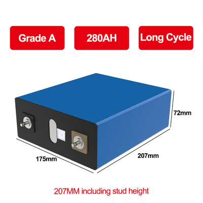 スーパーセール 3.2V 280Ah Lifepo4 バッテリーセル 4000 サイクルのグレードA 革命的な3.2V 280Ah