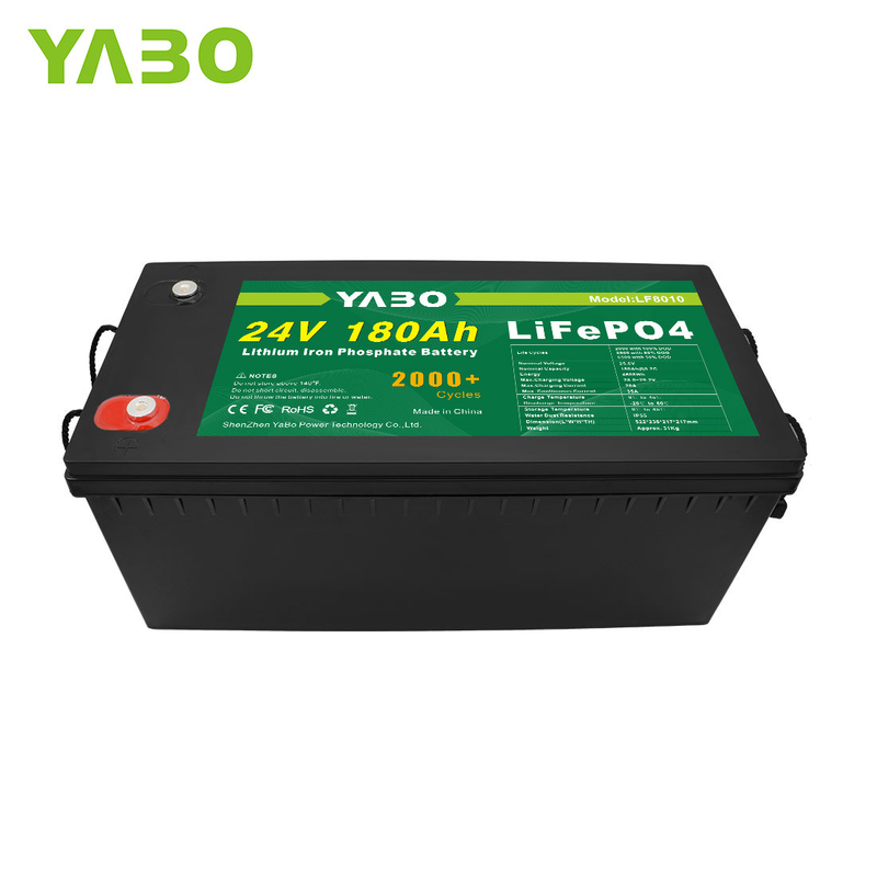 高品質の長寿命 2000 サイクルの安価なリン酸鉄リチウム 24V 180Ah パワーウォール バッテリー パック